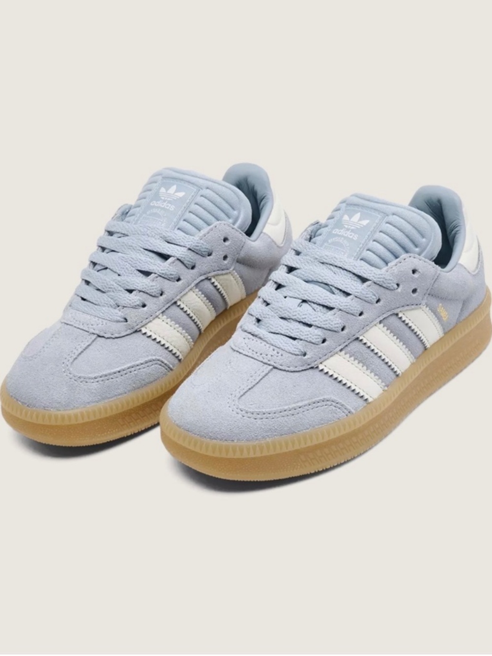 Adidas Samba XLG - Light Blue White Grey